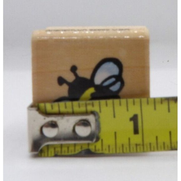 Stamps Bumble Bee Stampendous ©1997 1 1/8" x 1 " - Picture 3 of 4